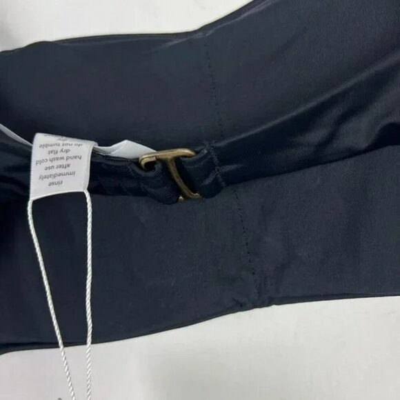 Andie Swim The Bora Bora Black Top Eco Nylon Removable Straps Strapless Small - Picture 10 of 10